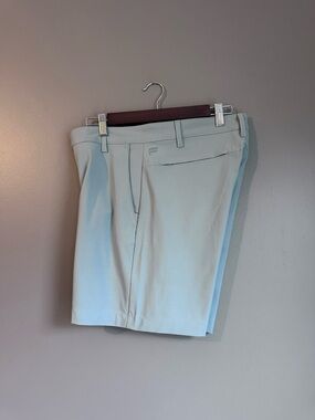 Fabletics Men’s Athletic Golf Shorts Sage Gray – XS/S (30 Waist) The Don Shorts